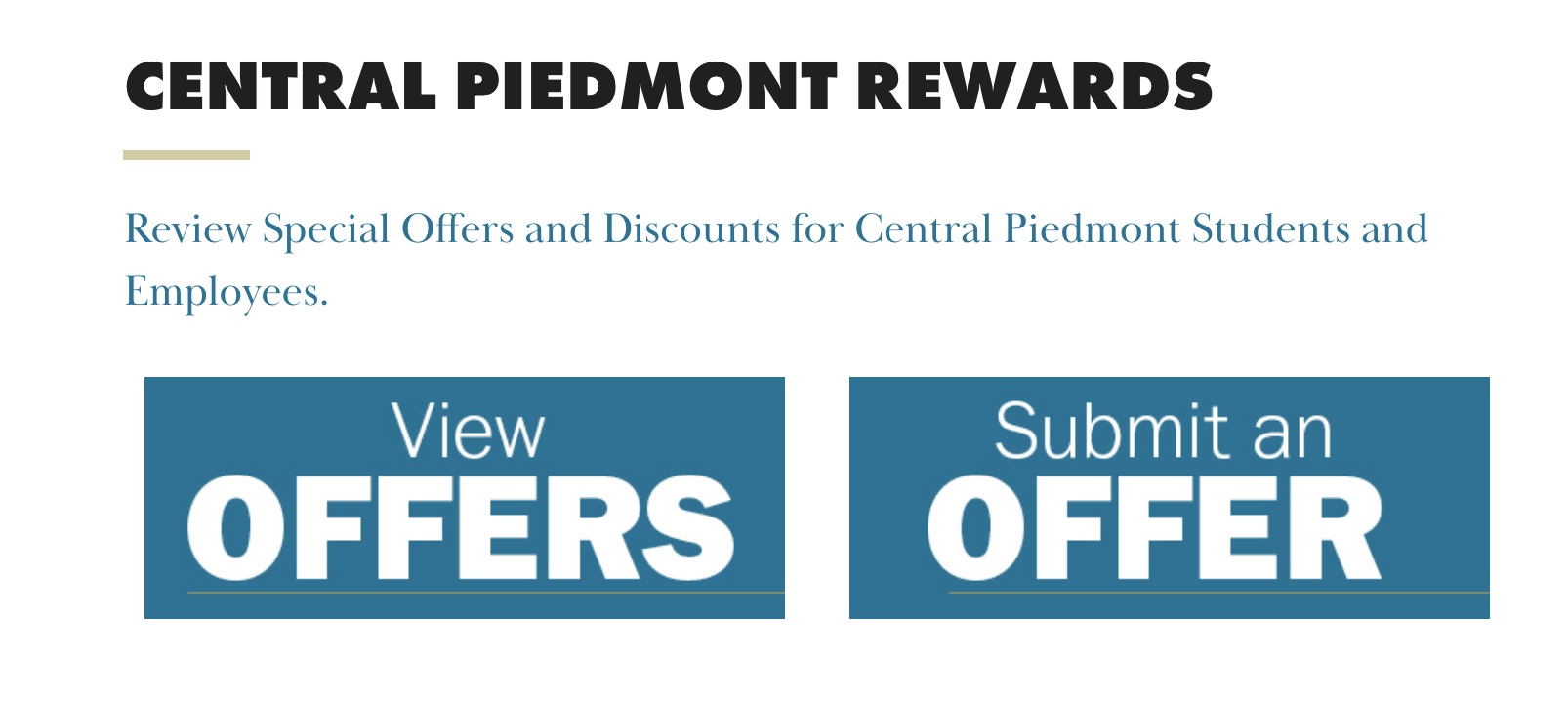 Central Piedmont Rewards