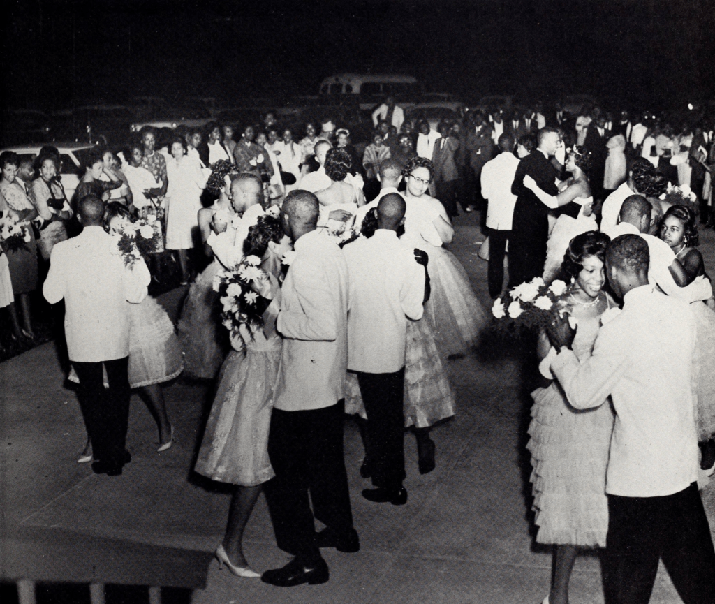 photo of all black students dancing at Queen's Dance in 1963