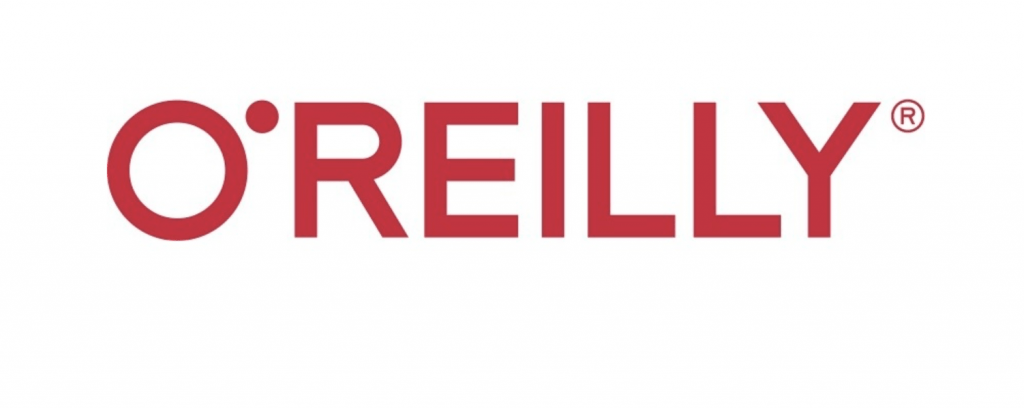 red and white O'Reilly learning platform logo