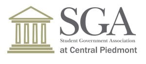 Student Government Association logo with gold columns