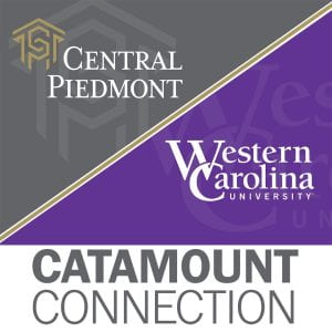 Catamount Connection: Logos of Central Piedmont and Western Carolina 