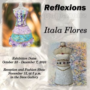 Dresses made from upcycled materials. Reflexions by Itala Flores.