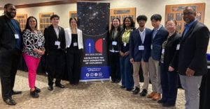 Students: Stephanie Perez, Joseph Posas, Madeline Ly, Nicholas Vallanat, Eric Tang, Rosario Sanchez, Nandipa Kuuya, Damian Tillman, and Houda El Yahyaoui. Mentors: Dr. Huihong Song & Markus Moore's guidance and expertise were instrumental in developing and presenting these innovative projects.